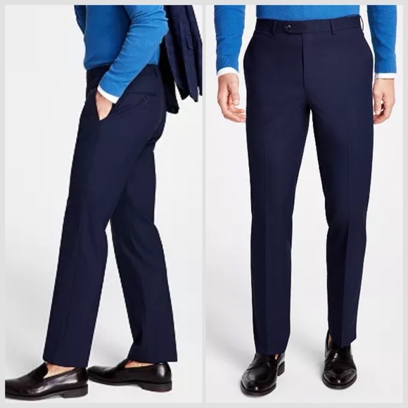 Men's Navy Dress Pants Slacks Size 36x32 - Picture 1 of 3